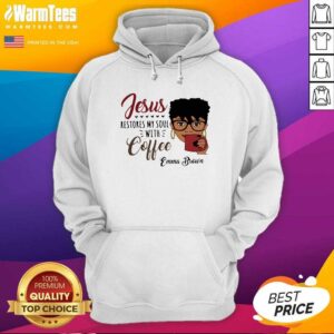 Alternative view of Awesome Black Woman Jesus Restores My Soul With Coffee Emma Brown Shirt