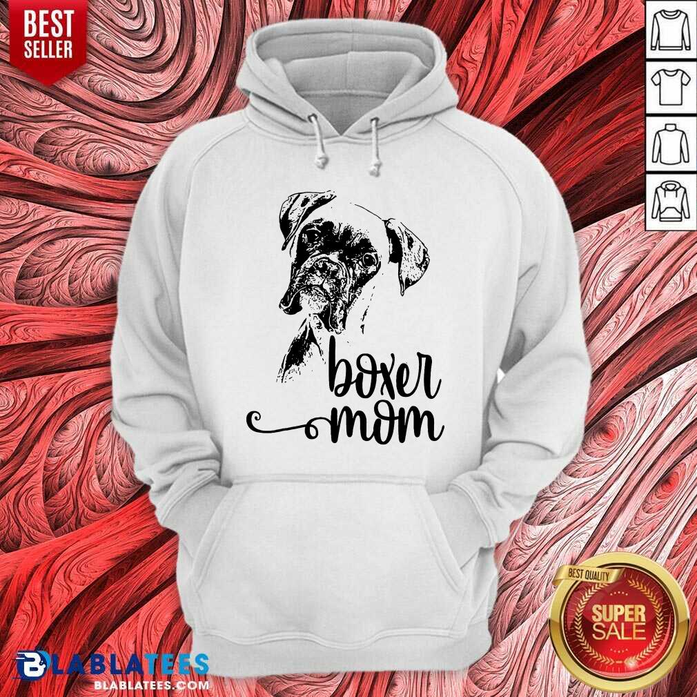 Awesome Boxer Mom Dog Face Dog Lovers Boxer Mom Gift Shirt - Image 5