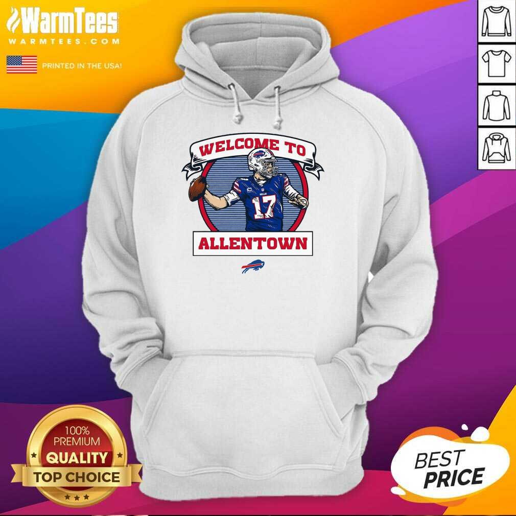 Awesome Buffalo Bills Josh Allen Royal Welcome To Allentown Shirt - Image 2