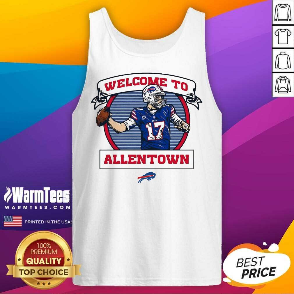 Awesome Buffalo Bills Josh Allen Royal Welcome To Allentown Shirt - Image 4