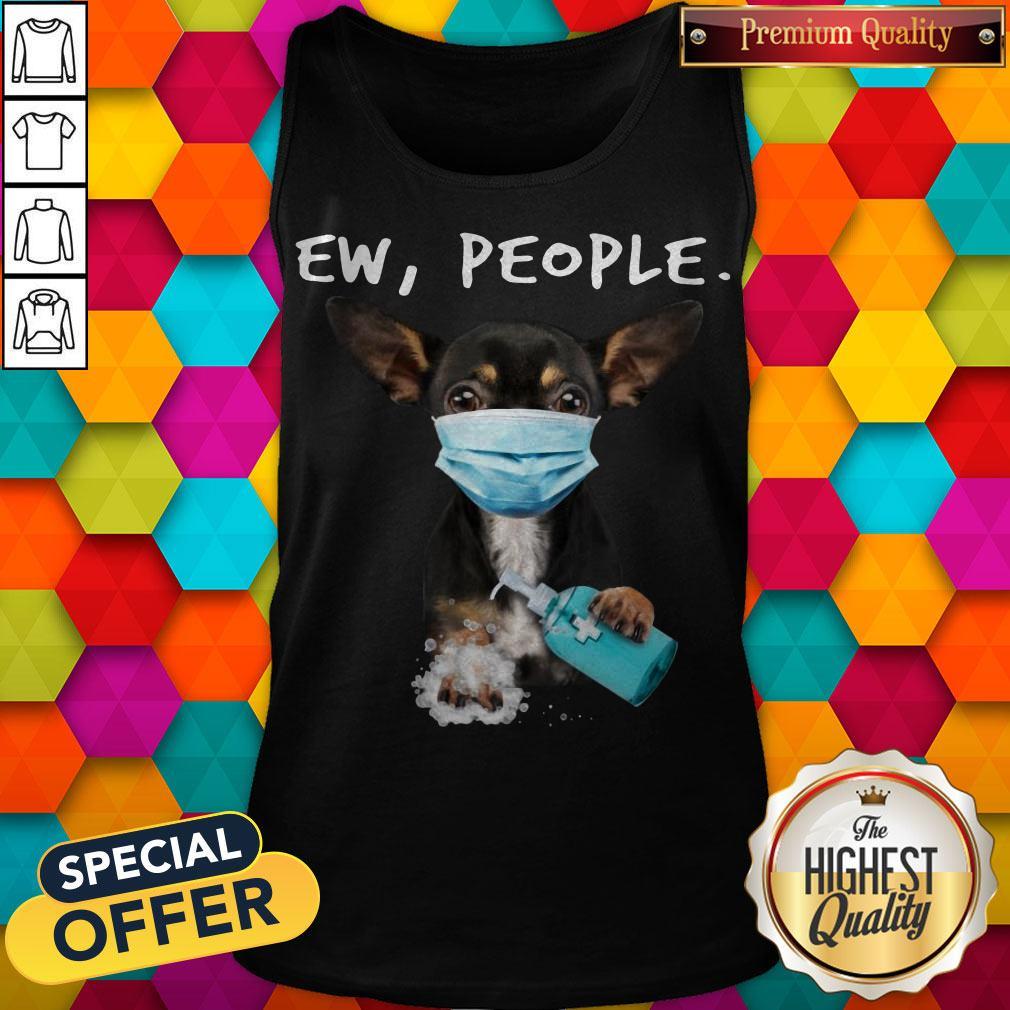 Awesome Chihuahua Face Mark Ew People Shirt - Image 3