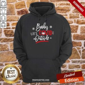 Alternative view of Awesome Christmas Baby It’s Covid Outside Sweater Shirt