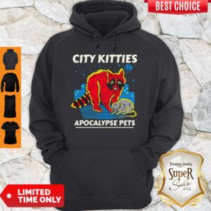 Alternative view of Awesome City Kitties Apocalypse Pets Shirt