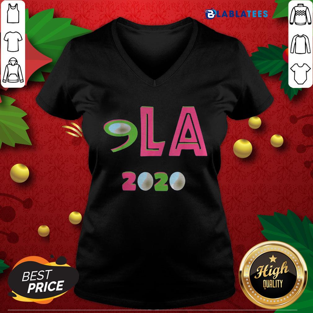 Awesome Comma LA 2020 AKA Vote Joe Biden Kamala Harris Shirt - Image 3