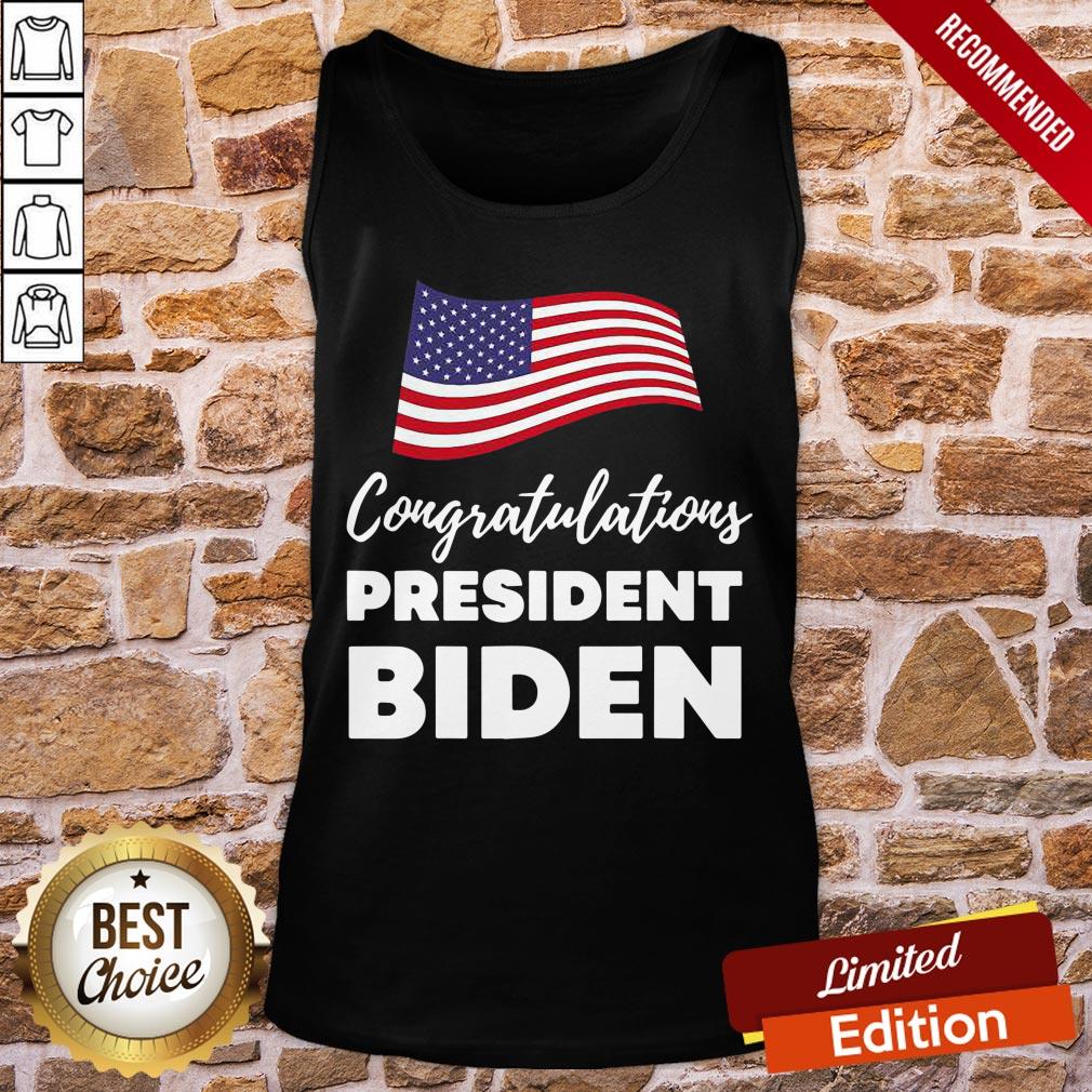 Awesome Congratulations President Biden American Flag Election Shirt - Image 3