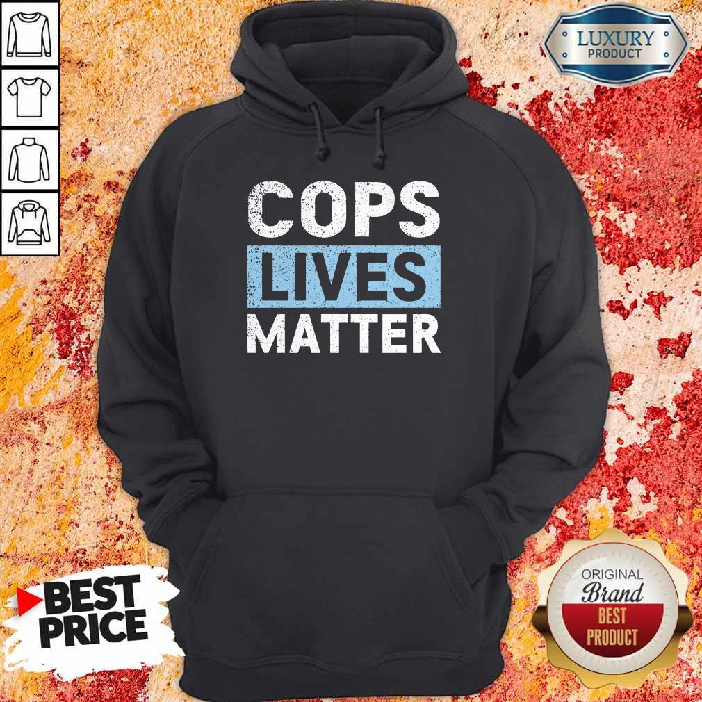 Awesome Cops Lives Matter Shirt - Image 4