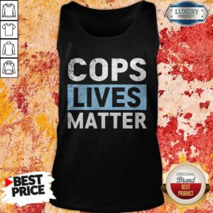 Alternative view of Awesome Cops Lives Matter Shirt