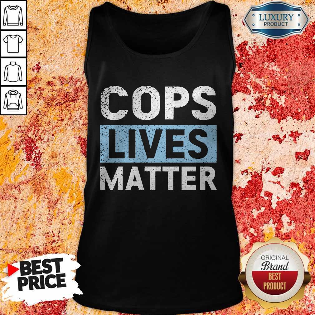 Awesome Cops Lives Matter Shirt - Image 2
