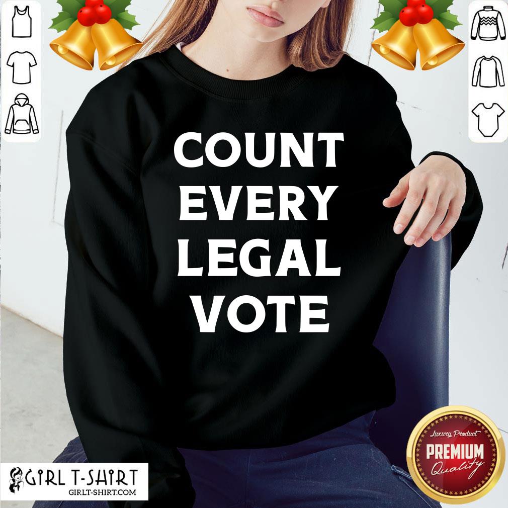 Awesome Count Every Legal Vote Shirt - Image 4
