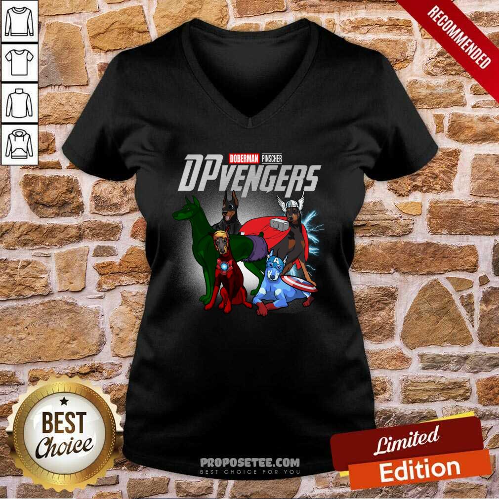 Awesome Dobeman Pincher Marvel Avengers DPvengers Shirt - Image 2