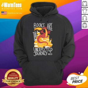 Alternative view of Awesome Dragon Books Are The Unexpected Journey I Need Shirt