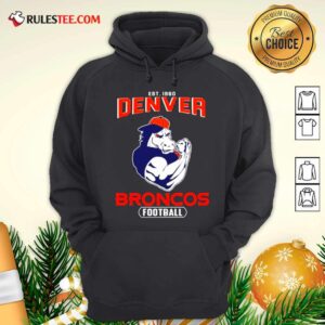Alternative view of Awesome Est 1960 Denver Broncos Football Shirt