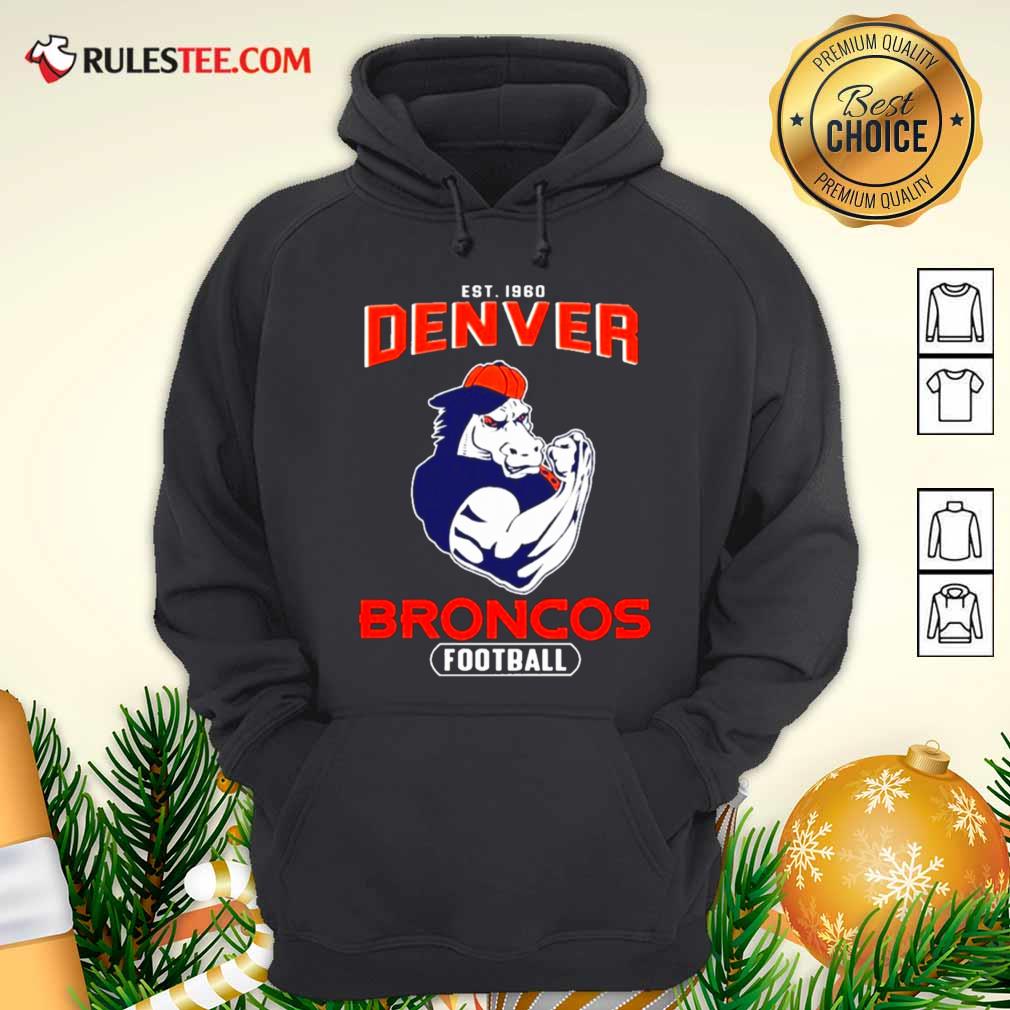 Awesome Est 1960 Denver Broncos Football Shirt - Image 2