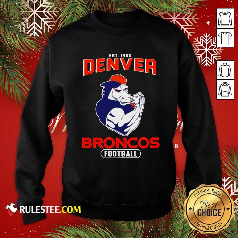 Awesome Est 1960 Denver Broncos Football Shirt - Image 5