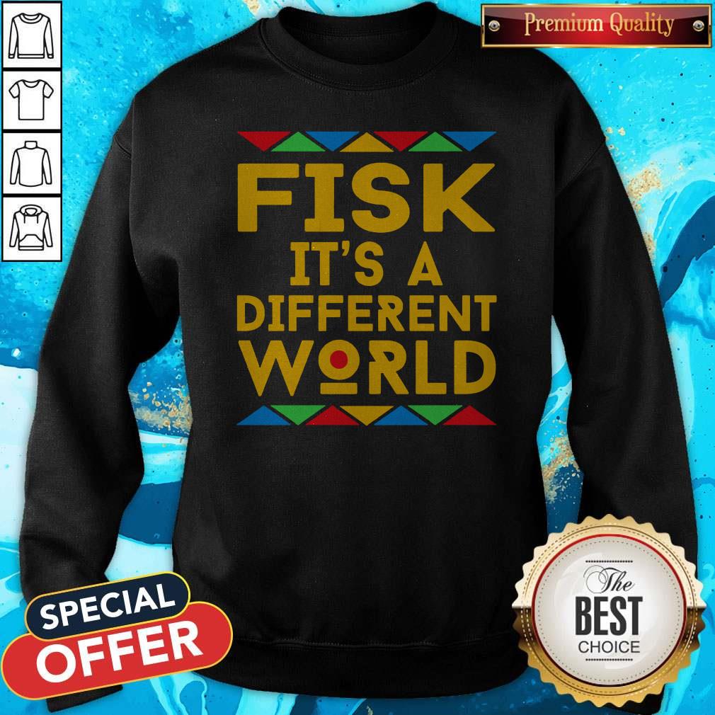 Awesome Fisk It’s A Different World Halloween Shirt - Image 3