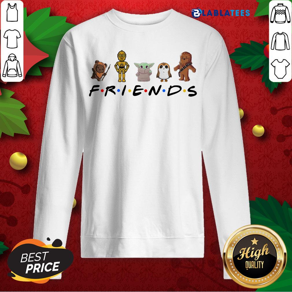 Awesome Friends Star Wars Cartoon Characters Shirt - Image 5