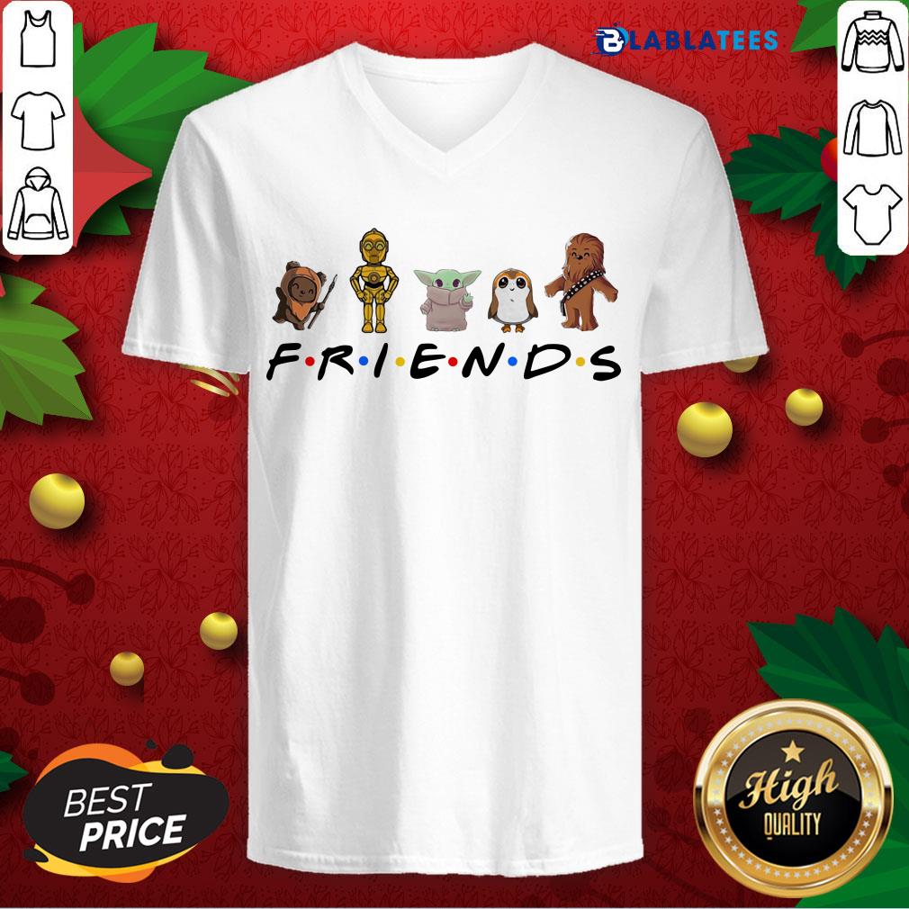 Awesome Friends Star Wars Cartoon Characters Shirt - Image 3