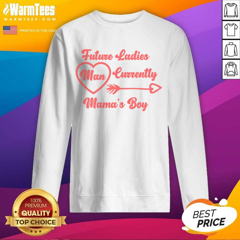 Awesome Future Ladies Man Currently Mama'S Boy Shirt - Image 3