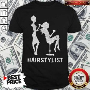 Awesome Girl Hair Stylist Diamond Shirt