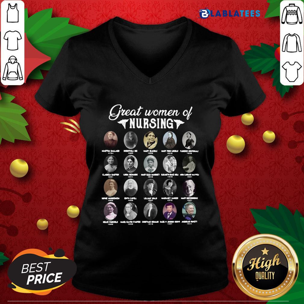Awesome Great Women Of Nursing Shirt - Image 3