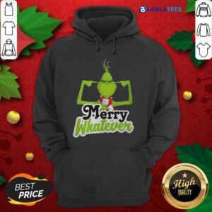 Alternative view of Awesome Grinch Merry Whatever Shirt