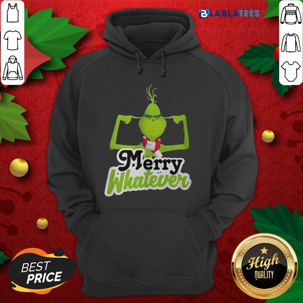 Awesome Grinch Merry Whatever Shirt - Image 2