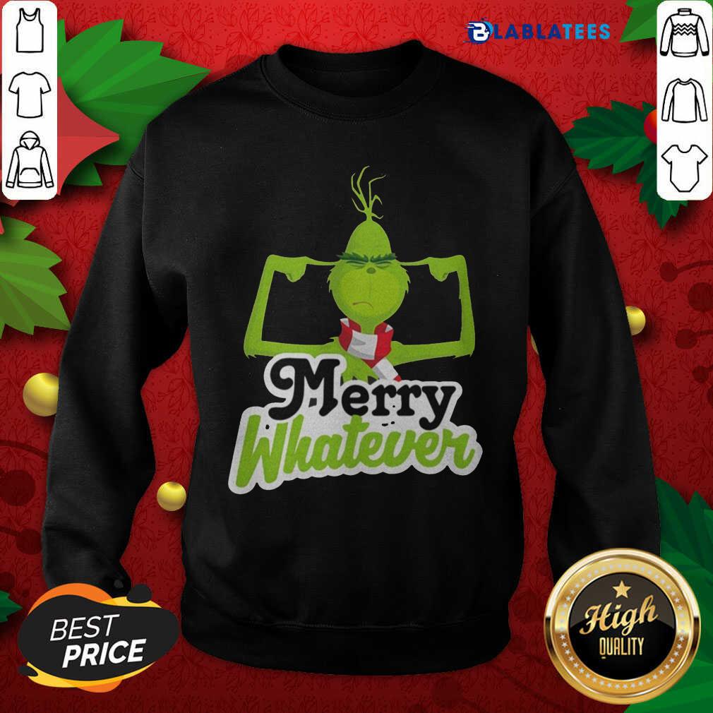 Awesome Grinch Merry Whatever Shirt - Image 5