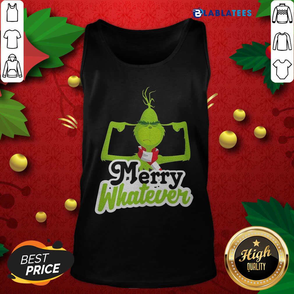 Awesome Grinch Merry Whatever Shirt - Image 4