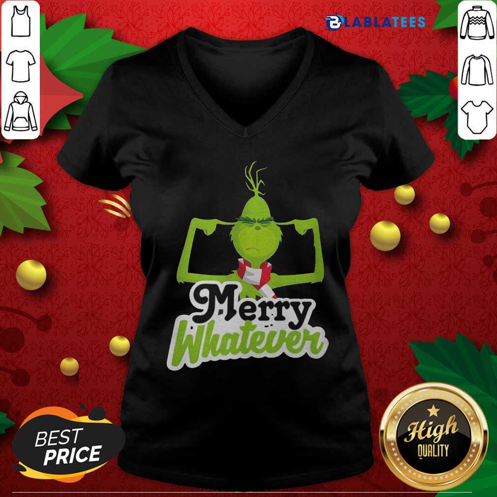 Awesome Grinch Merry Whatever Shirt - Image 3