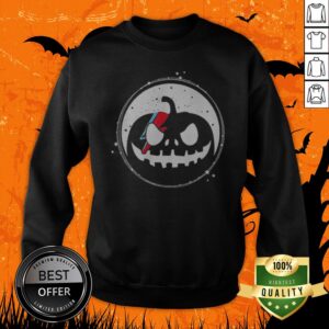 Alternative view of Awesome Halloween Pumpkin Silhouette Shirt