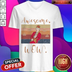 Alternative view of Awesome Hamilton King Awesome Wow Vintage Shirt