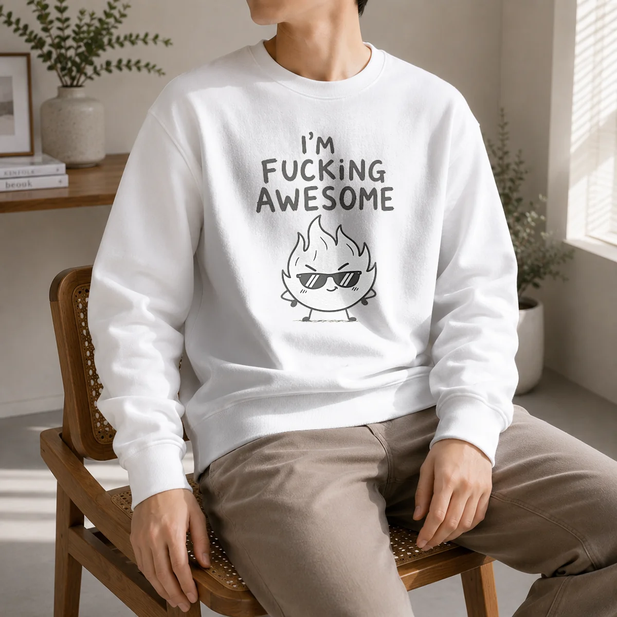 Awesome Happy I'm Fing Awesome Shirt - Image 7