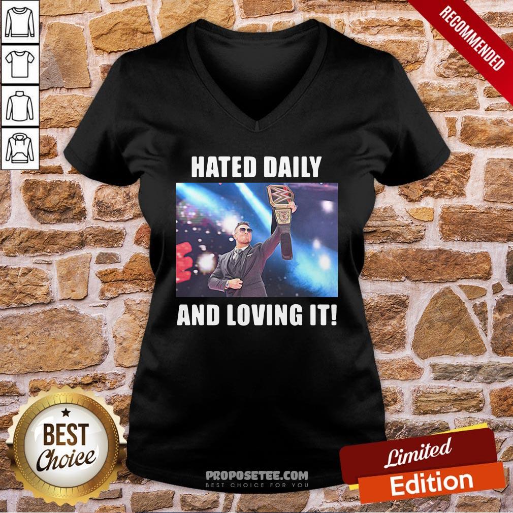 Awesome Hated Daily And Loving It Shirt - Image 2