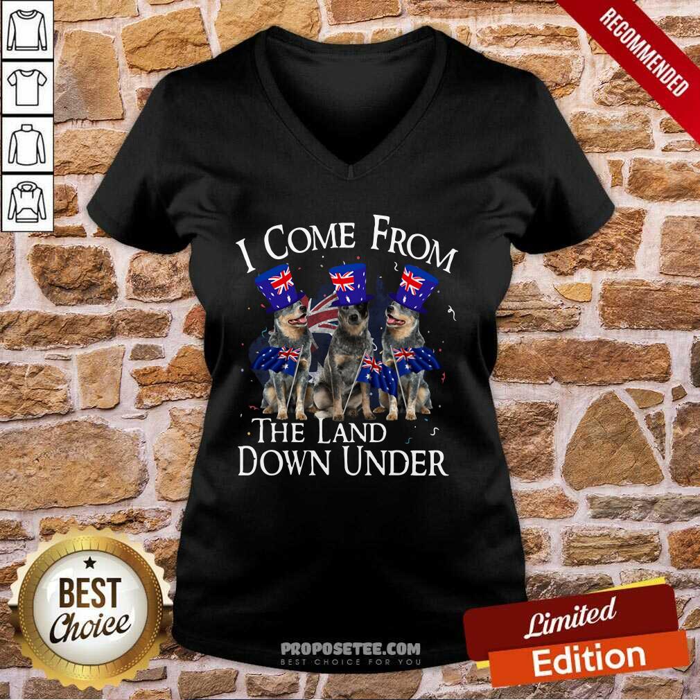 Awesome Heeler I Come From The Land Down Under Shirt - Image 2