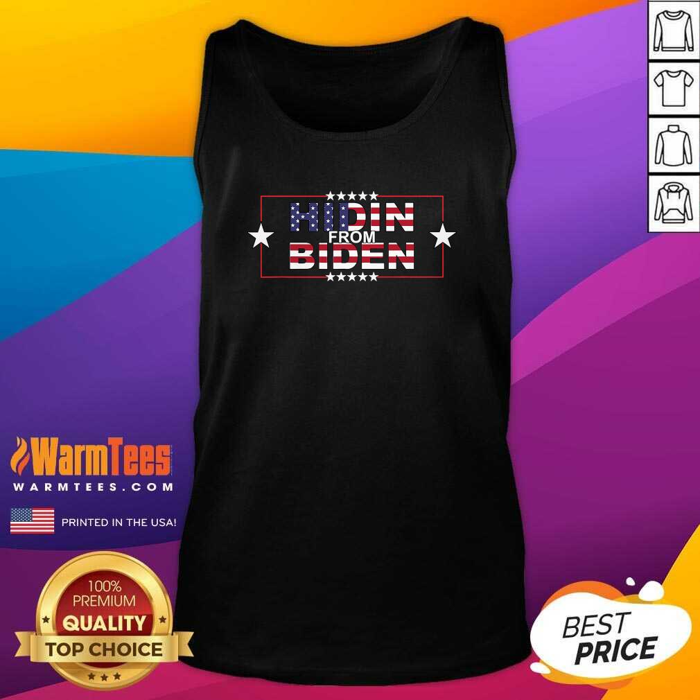 Awesome Hidin From Biden American Flag Shirt - Image 4