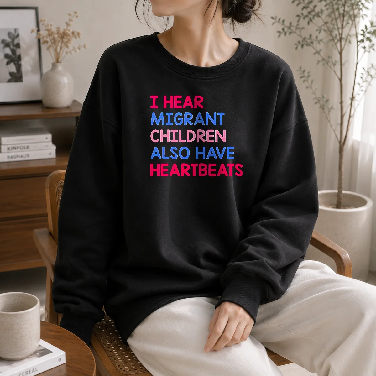 Awesome I Hear Migrant Children Also Have Heartbeats Shirt - Image 7