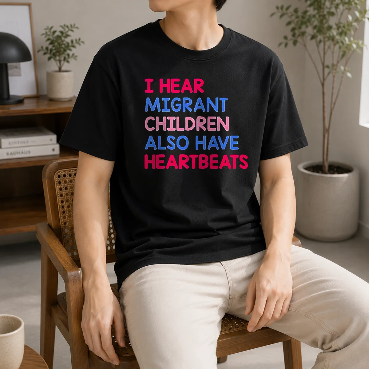 Awesome I Hear Migrant Children Also Have Heartbeats Shirt