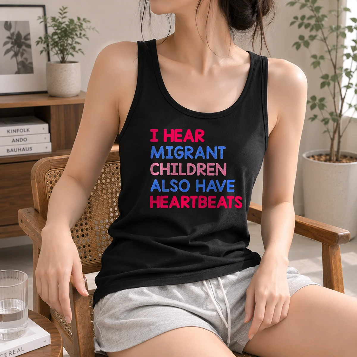 Awesome I Hear Migrant Children Also Have Heartbeats Shirt - Image 3