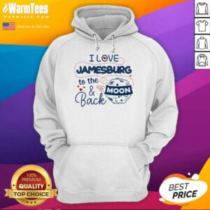 Alternative view of Awesome I Love Jamesburg To The Moon And Back Shirt