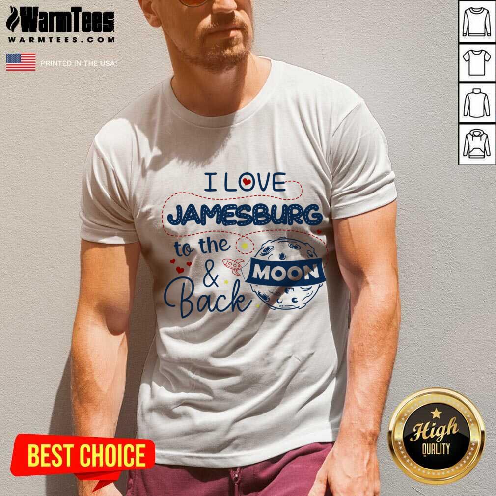 Awesome I Love Jamesburg To The Moon And Back Shirt - Image 5
