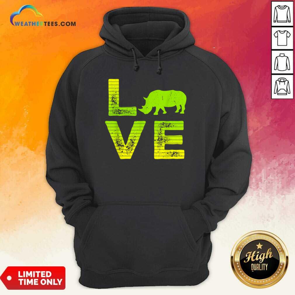 Awesome I Love Rhinos Boy And Girl 1 Shirt - Image 4
