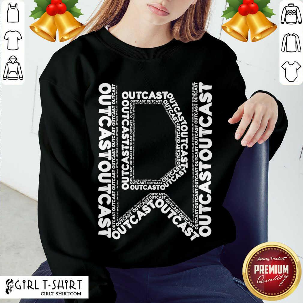 Awesome Initial Outcast White Logo Shirt - Image 4