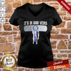 Alternative view of Awesome It's In Our Veins Los Angeles Dodgers Shirt
