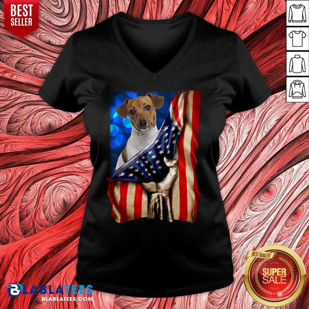 Awesome Jack Russell Terrier America 4th Of July Independence Day Shirt - Image 2