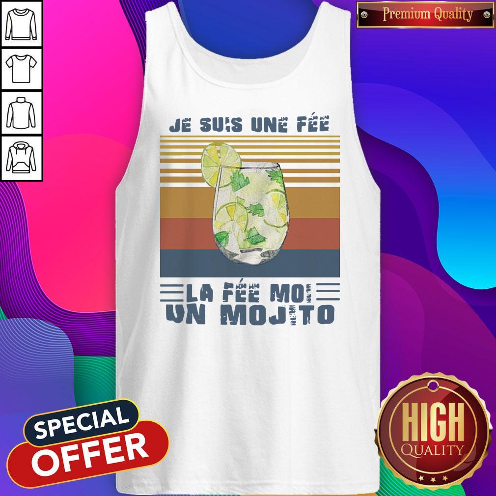 Awesome Je Suis Une Fee La Fee Moi Un Mojito Vintage Shirt - Image 5