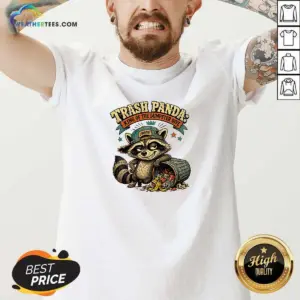 Alternative view of Awesome Jimothy Viral Trash Panda King Retro Distressed Shirt
