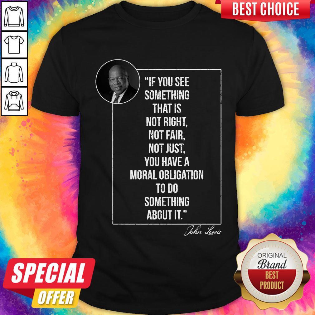 Awesome John Lewis Quote Good Trouble Shirt