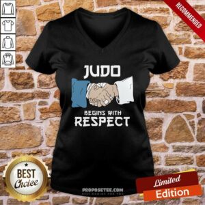 Alternative view of Awesome Judo Begins With Respect Shirt