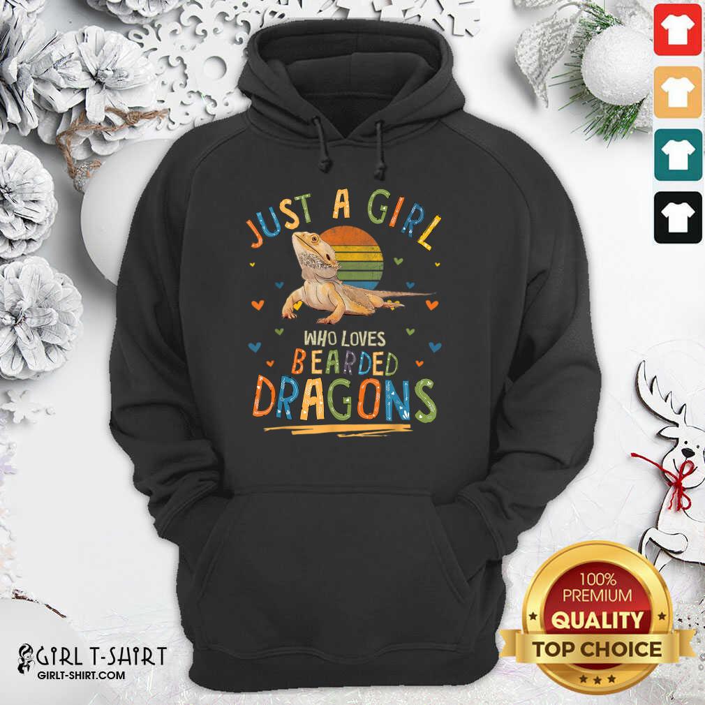 Awesome Just A Girl Who Loves Bearded Dragons Shirt - Image 5
