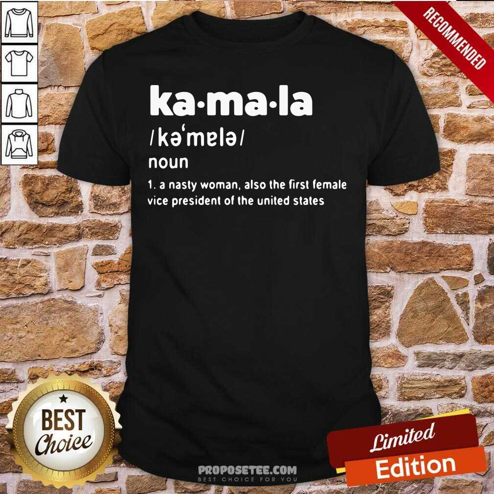 Awesome Kamala Harris First Female Vice President Of The United States Shirt